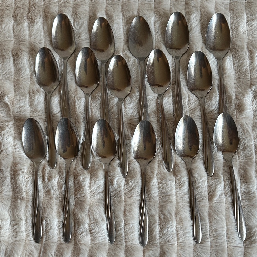 Capri CAP1 Swirl Pattern Stainless Teaspoons